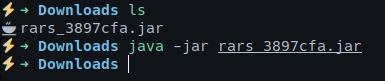 Example on how to run RARS